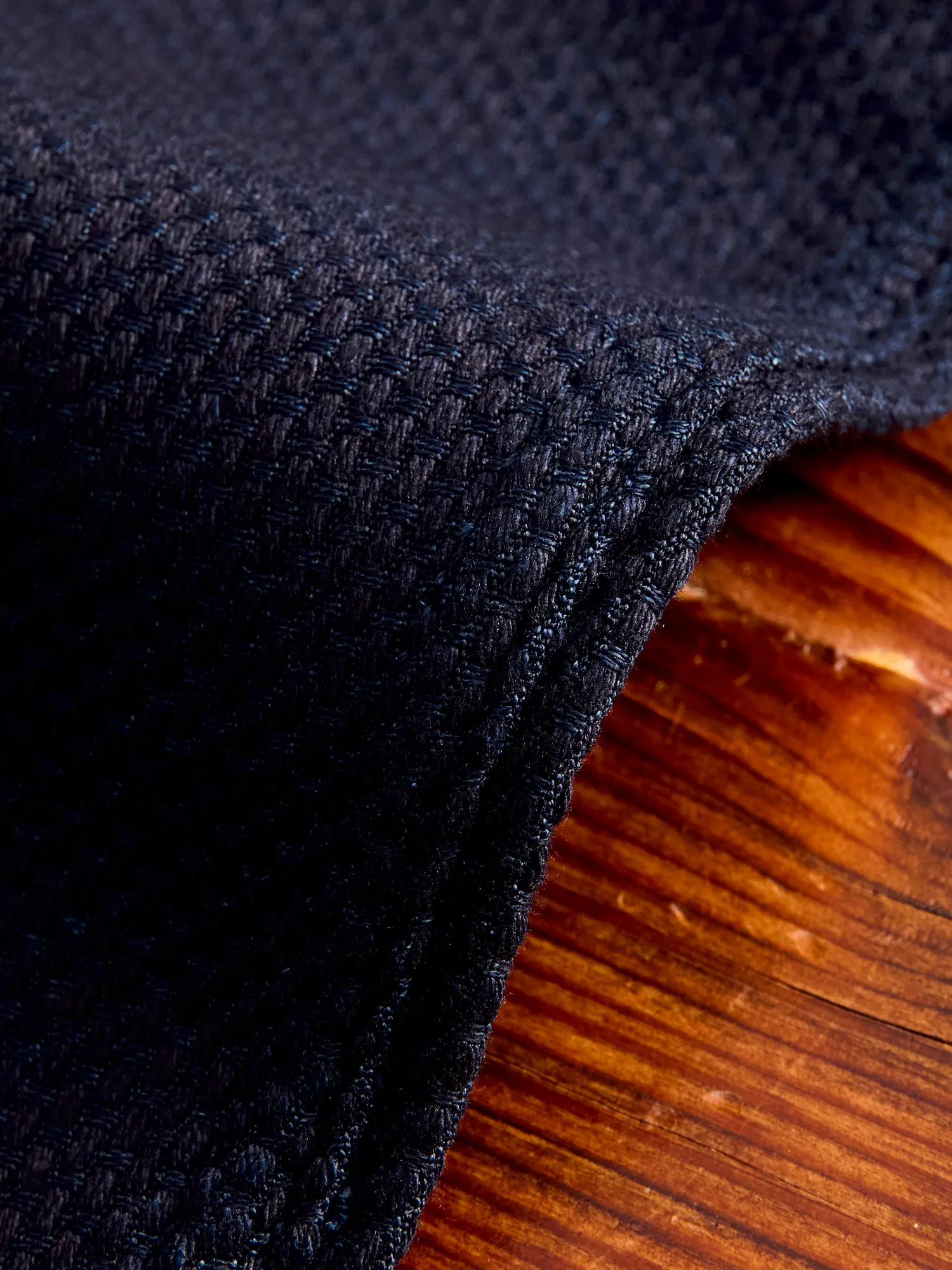 12oz Sashiko Indigo Denim - Spikes Fit