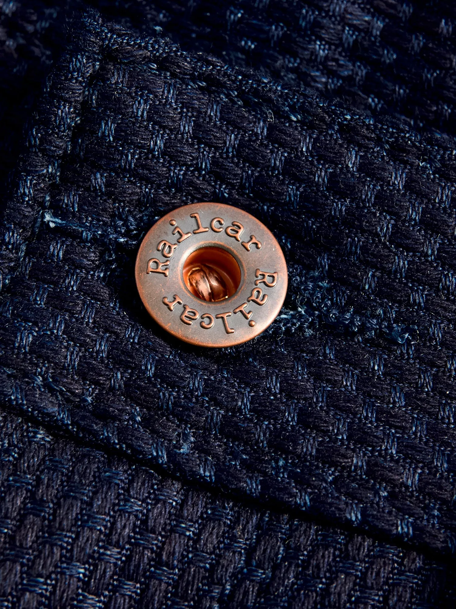 12oz Sashiko Indigo Denim - Spikes Fit
