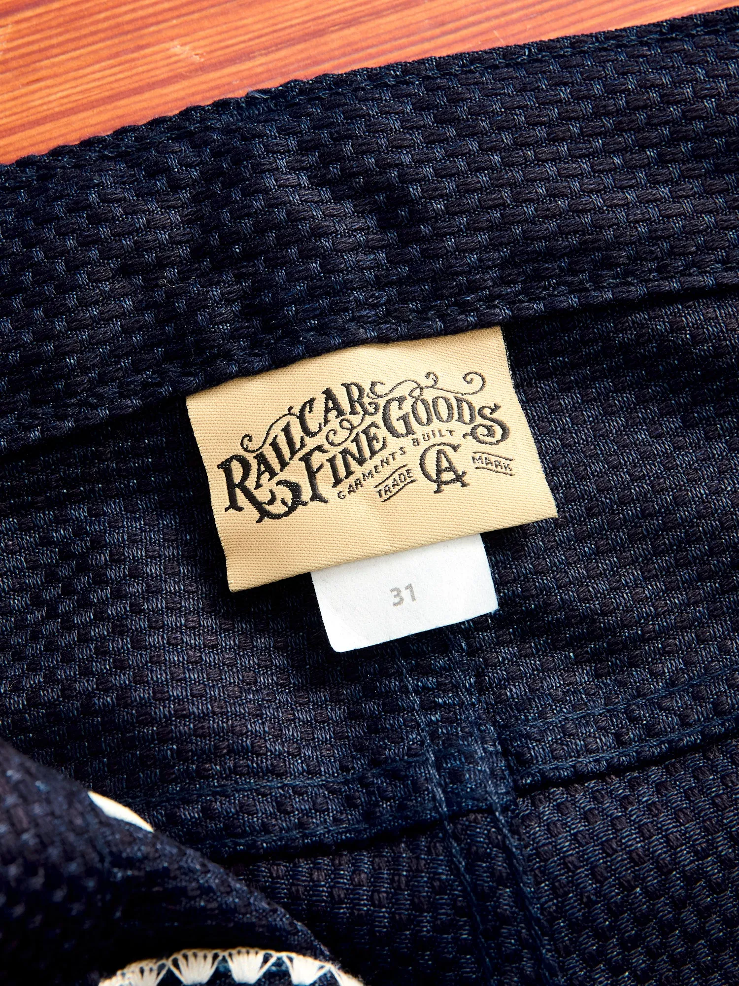 12oz Sashiko Indigo Denim - Spikes Fit