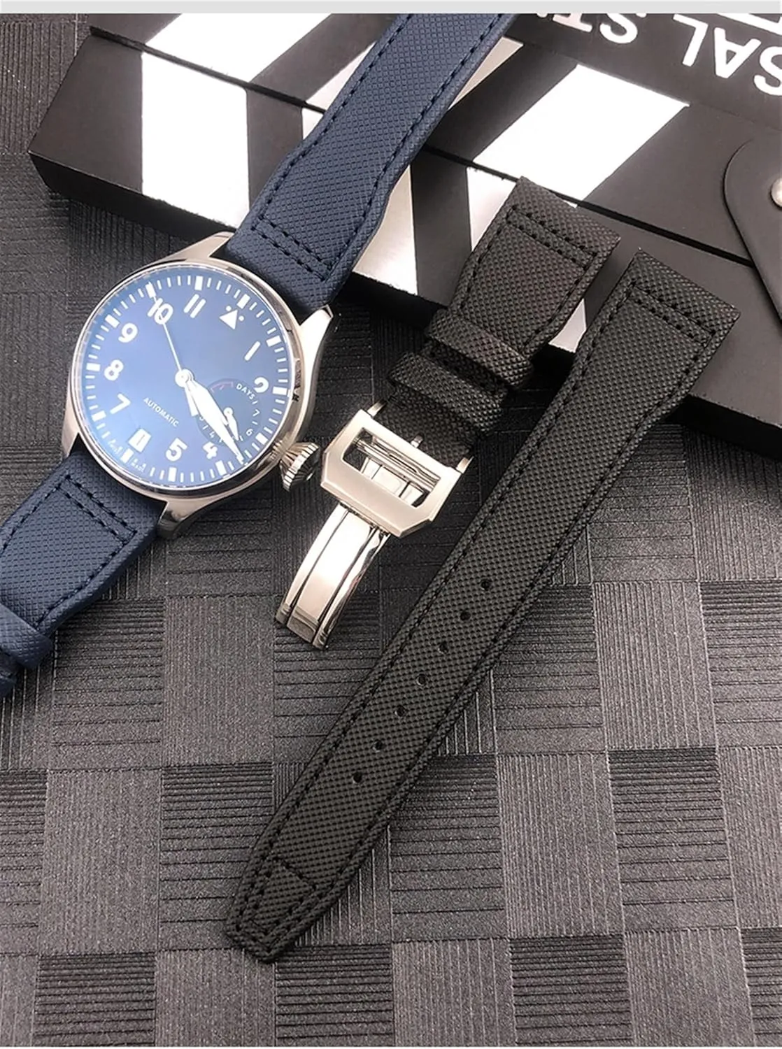 20mm 21mm 22mm Watch band，For IWC Le Petit Prince Big Pilot IW3777 Sport Fiber Canvas Watch Strap