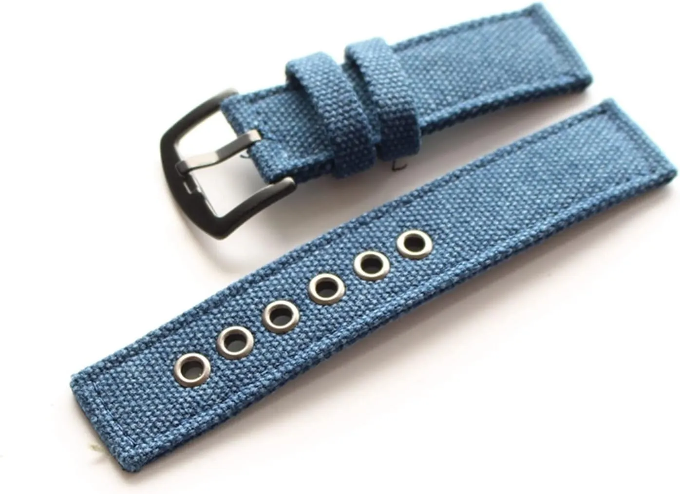 20mm 22mm 24mm Camo Blue Green Black Pure Canvas Watchbands Nylon Strap Compatible With Army Watch Hamilton Wristband Oris Bracelet