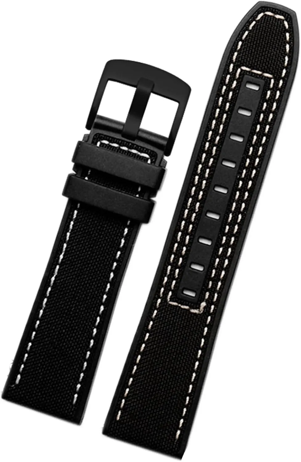 22mm canvas Rubber Watch Strap Men Wrist Band Bracelet for Omega Series soft watchband Bracelet