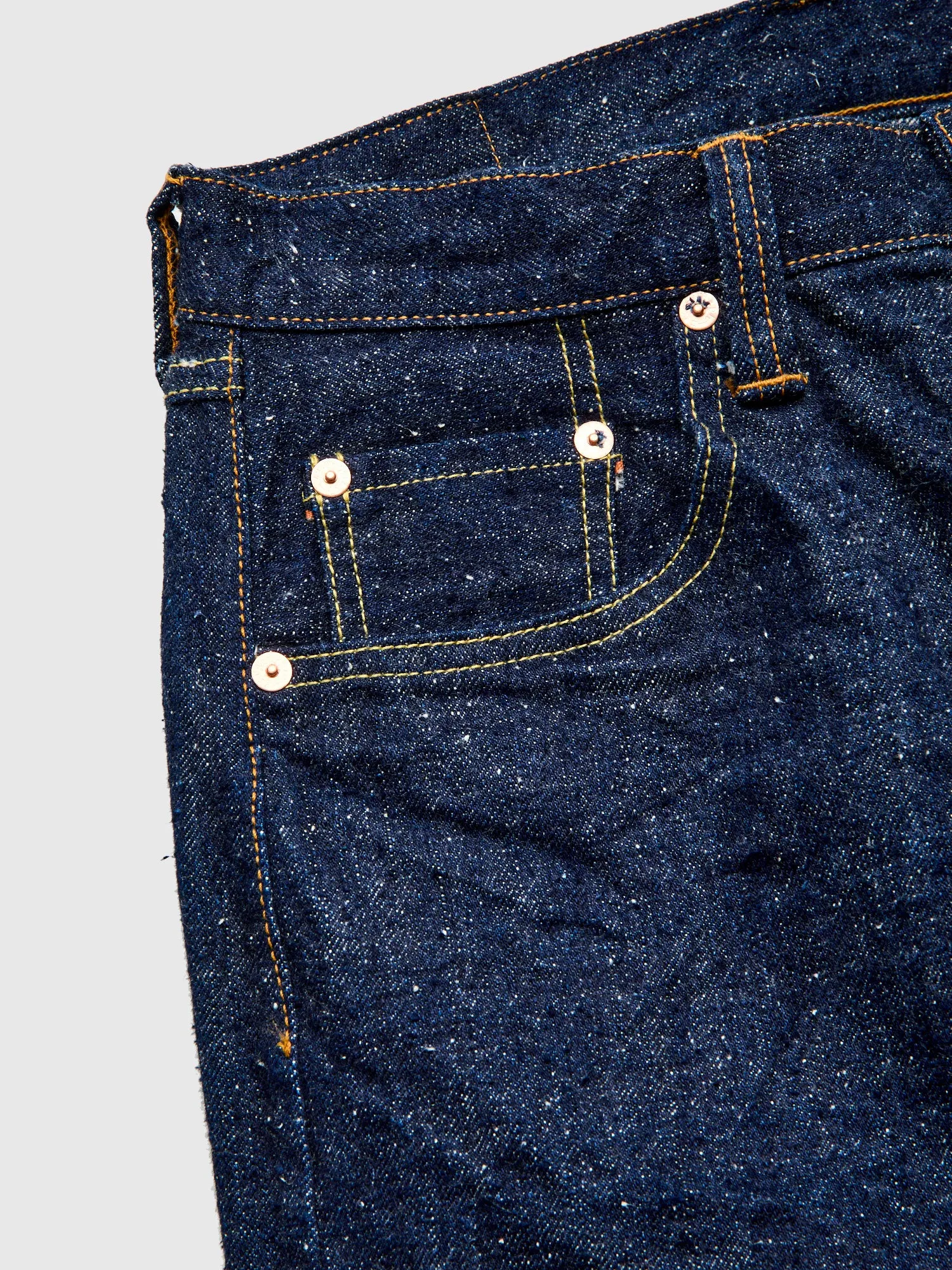 24WST6 "Nep Yarn Jeans" 15oz Selvedge Denim - Heritage Straight Fit