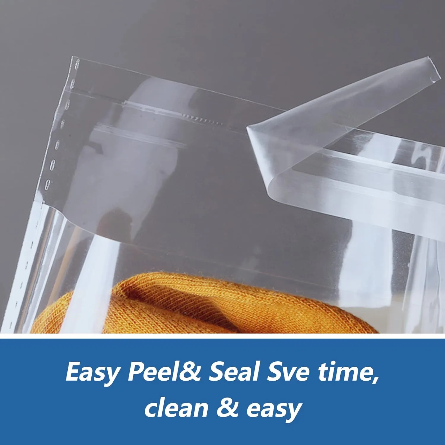 4" x 6" (1000 Count) Clear Small Cellophane Bags - Self Sealing Cello Plastic Poly Bags- for Photo, Jewely, Bakey, Treats, Candies