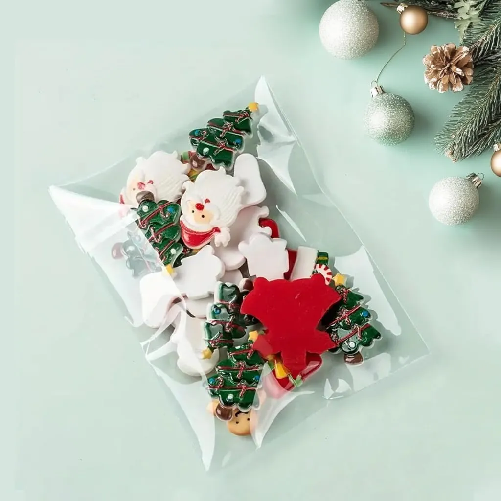 4" x 6" (1000 Count) Clear Small Cellophane Bags - Self Sealing Cello Plastic Poly Bags- for Photo, Jewely, Bakey, Treats, Candies