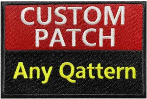 5PCS Custom Design Embroidery Patches Any Size Any Logo Personality DIY Badge Patch Biker Motorcycle Patch for Multiple Clothing Bags Vest Jackets Work Shirts
