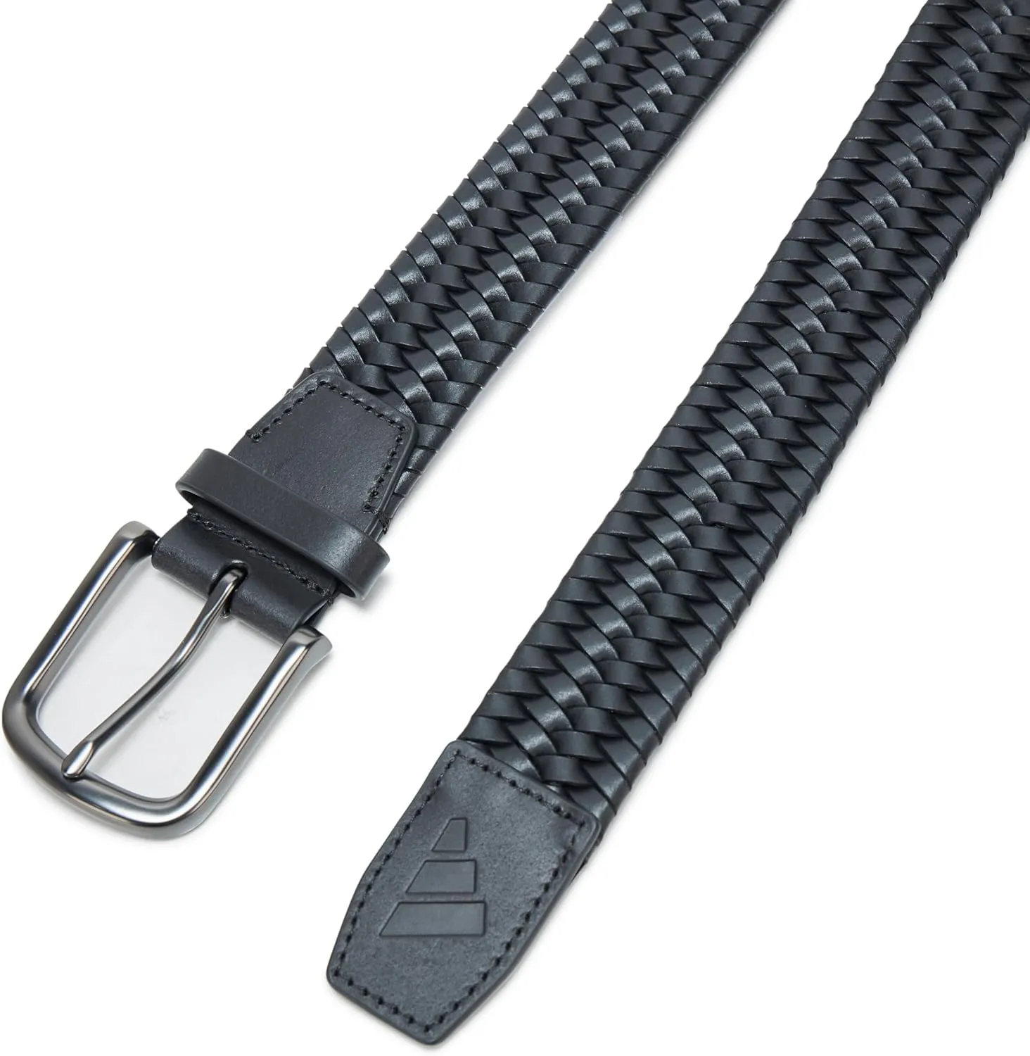 adidas unisex-adult Woven Leather Golf Belt