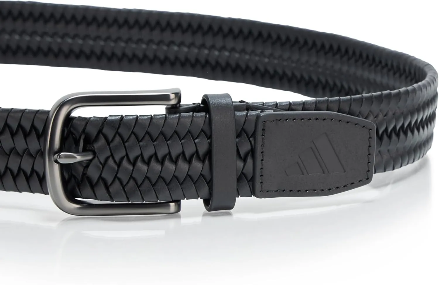 adidas unisex-adult Woven Leather Golf Belt