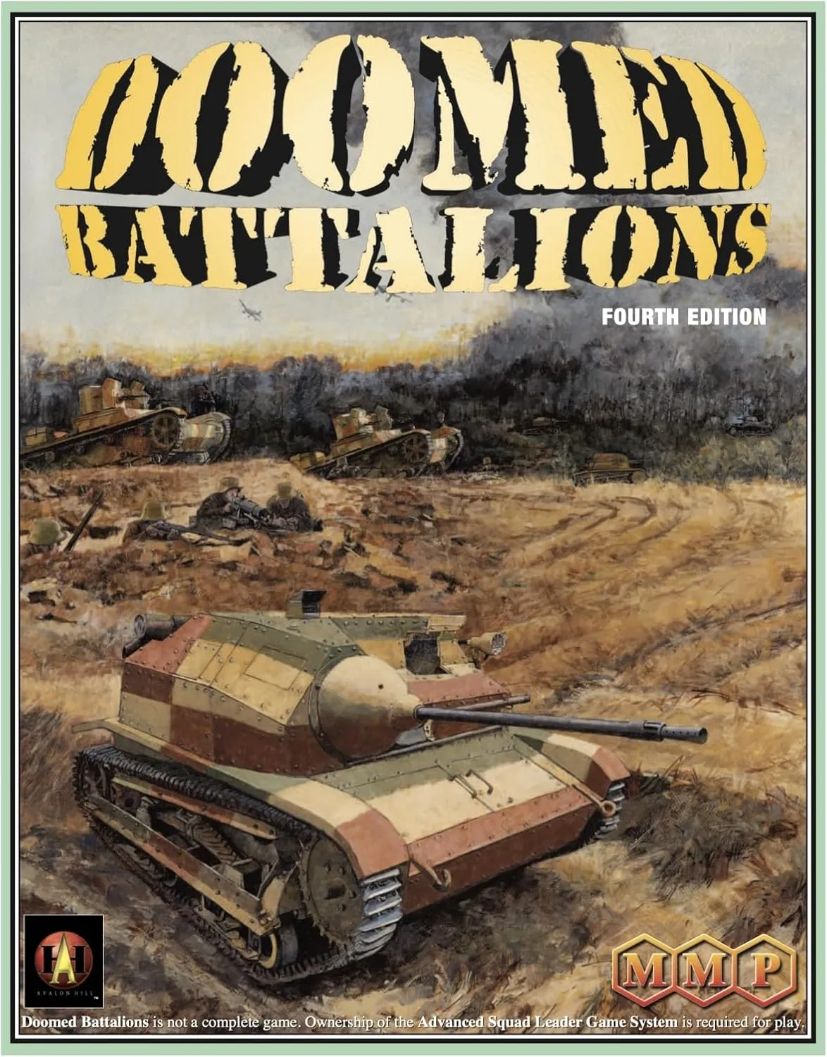 Advanced Squad Leader Doomed Battalions 4th Edition Expansion Adult Board Game