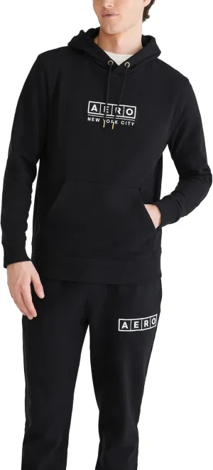 AEROPOSTALE Men's Aero Logo Popover Hoodie- Box Logo