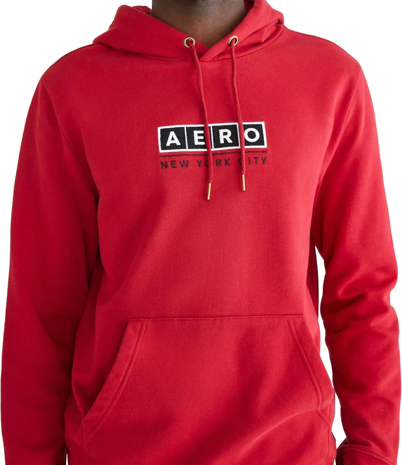 AEROPOSTALE Men's Aero Logo Popover Hoodie- Box Logo