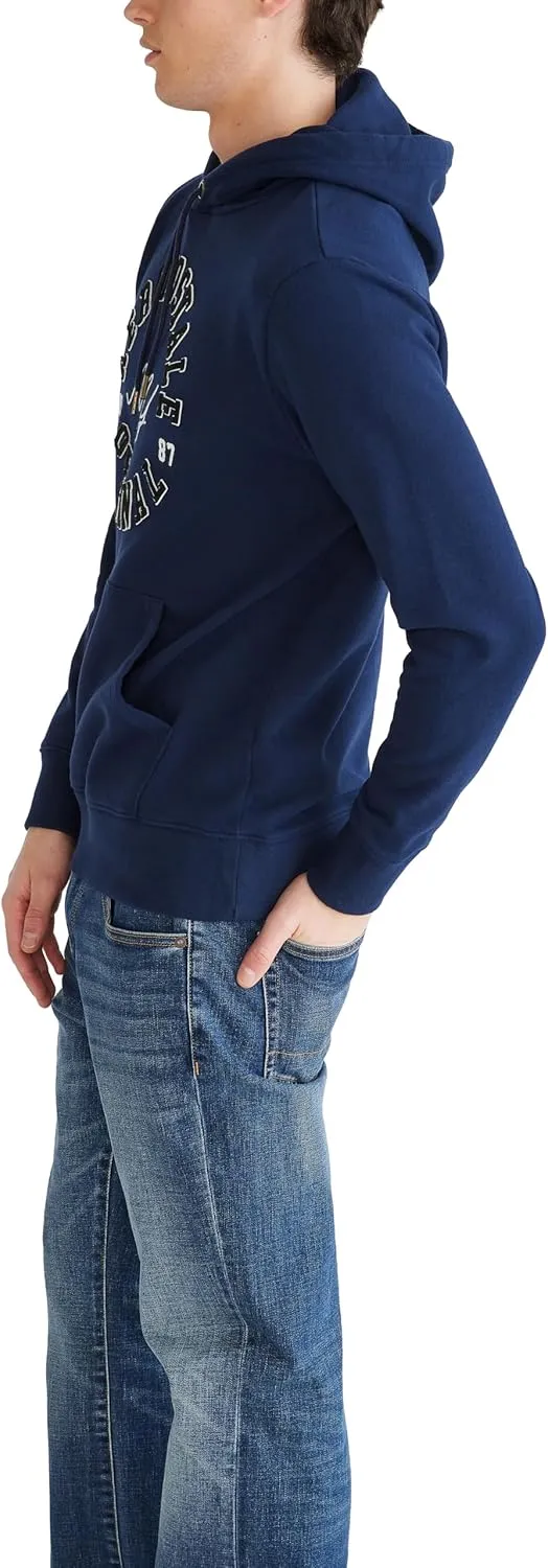 AEROPOSTALE Men's Aero Logo Popover Hoodie-Circle