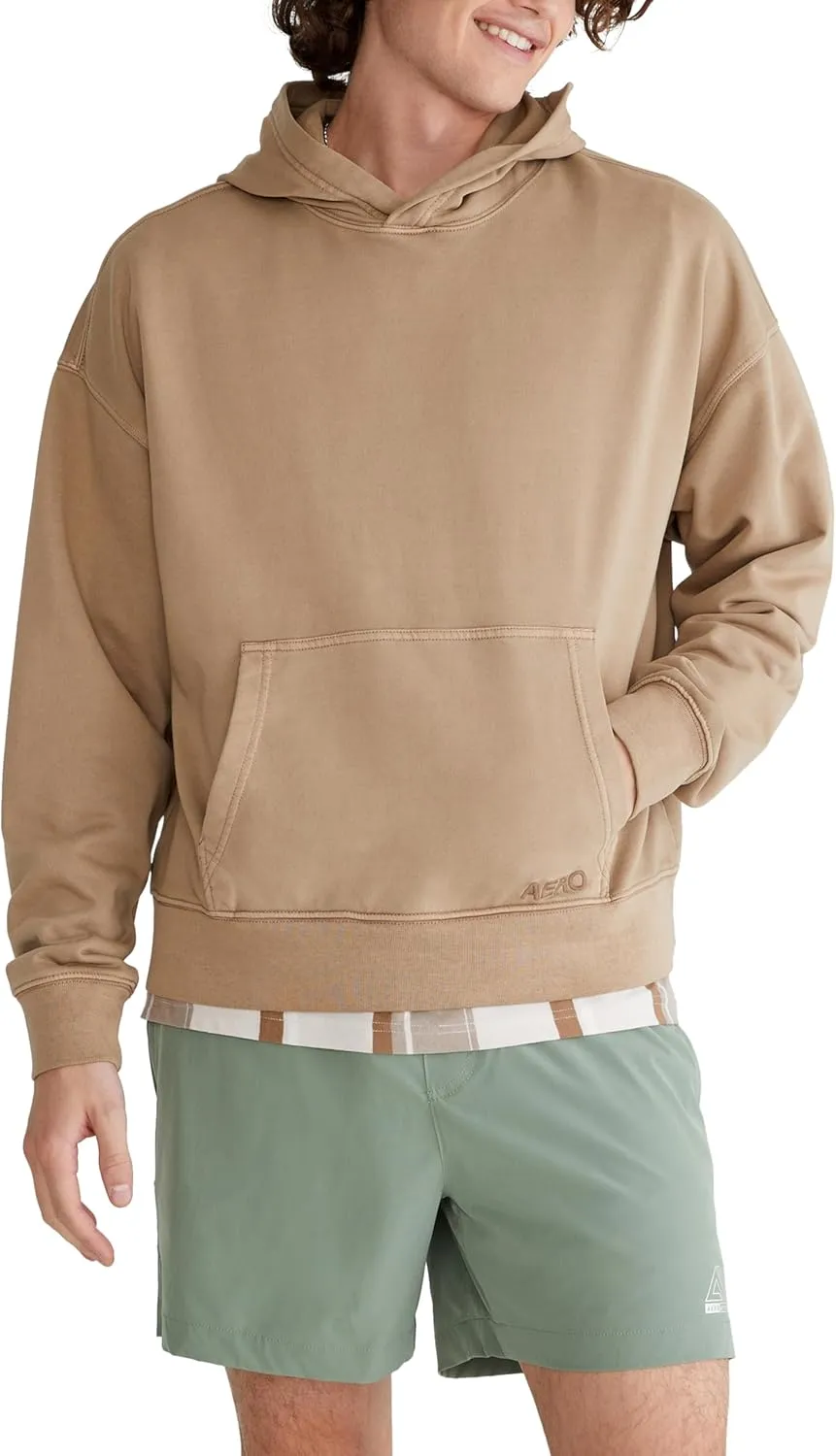 AEROPOSTALE Men's Boxy Pullover Hoodie