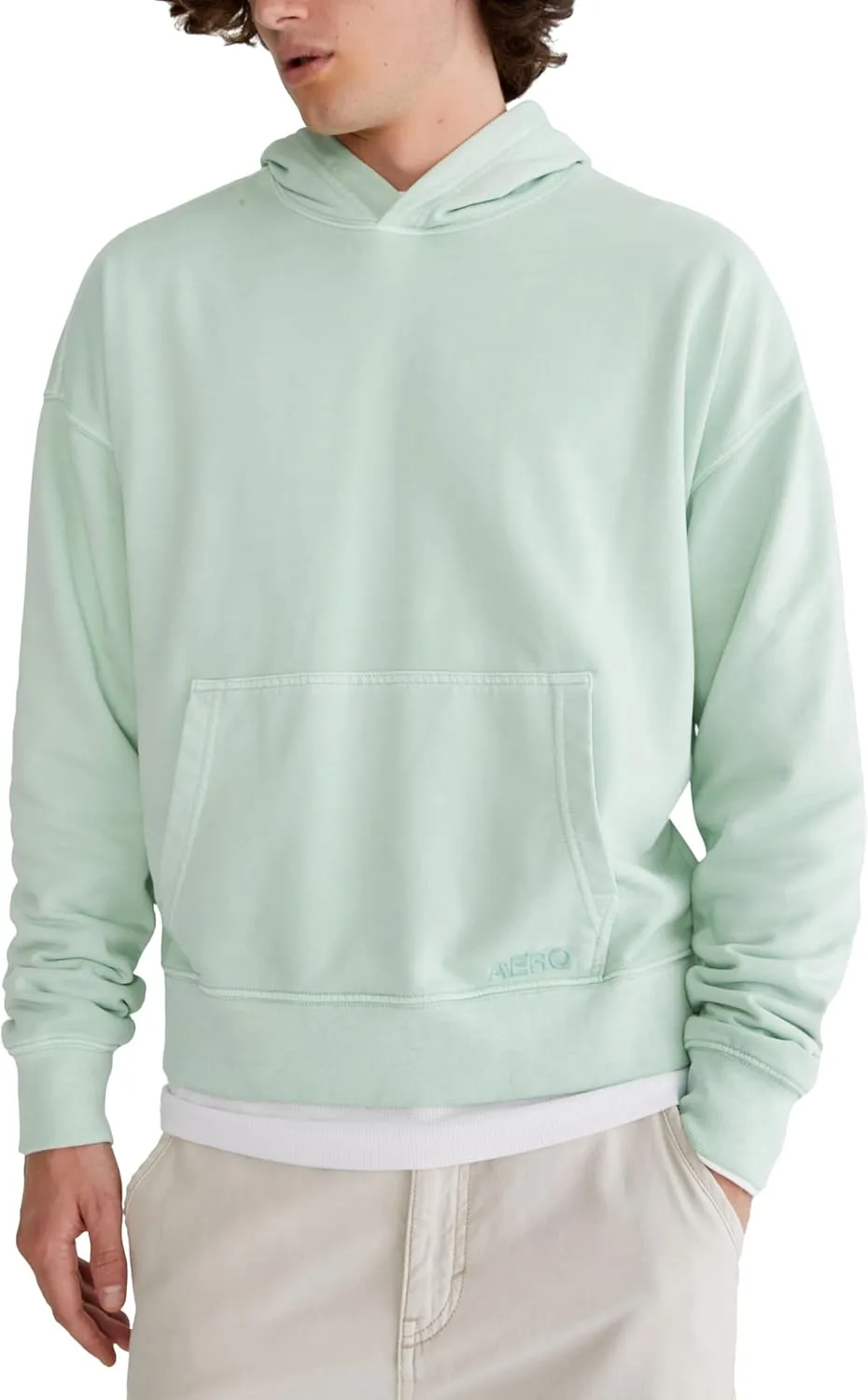 AEROPOSTALE Men's Boxy Pullover Hoodie