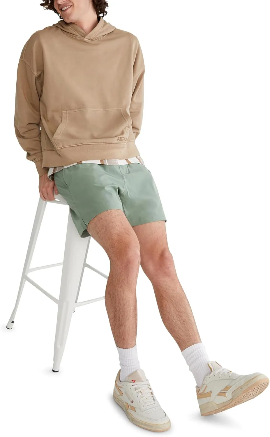 AEROPOSTALE Men's Boxy Pullover Hoodie