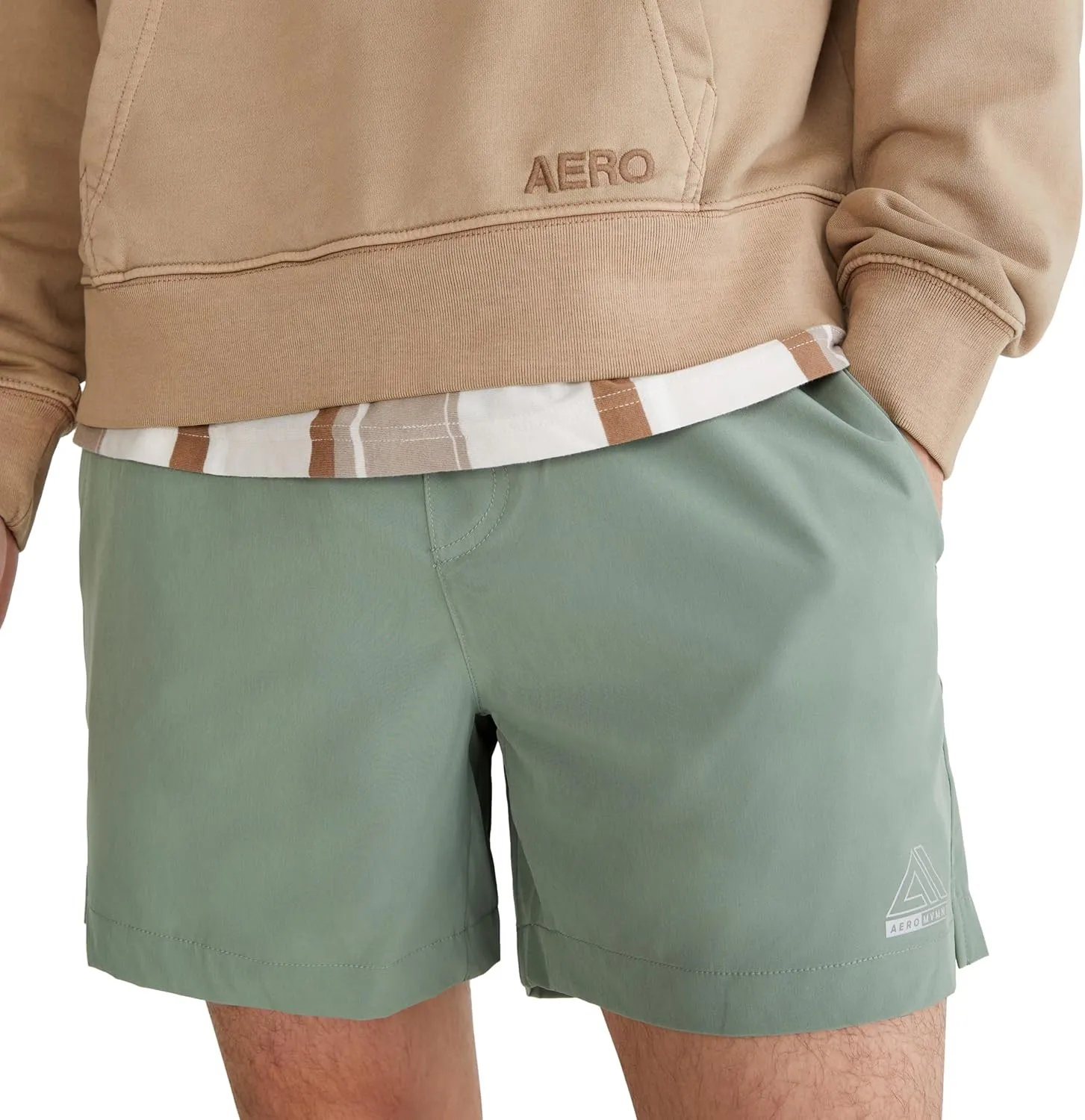 AEROPOSTALE Men's Boxy Pullover Hoodie