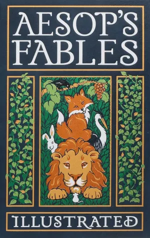 Aesop's Fables Illustrated (Leather-bound Classics) Leather Bound – October 3, 2023
