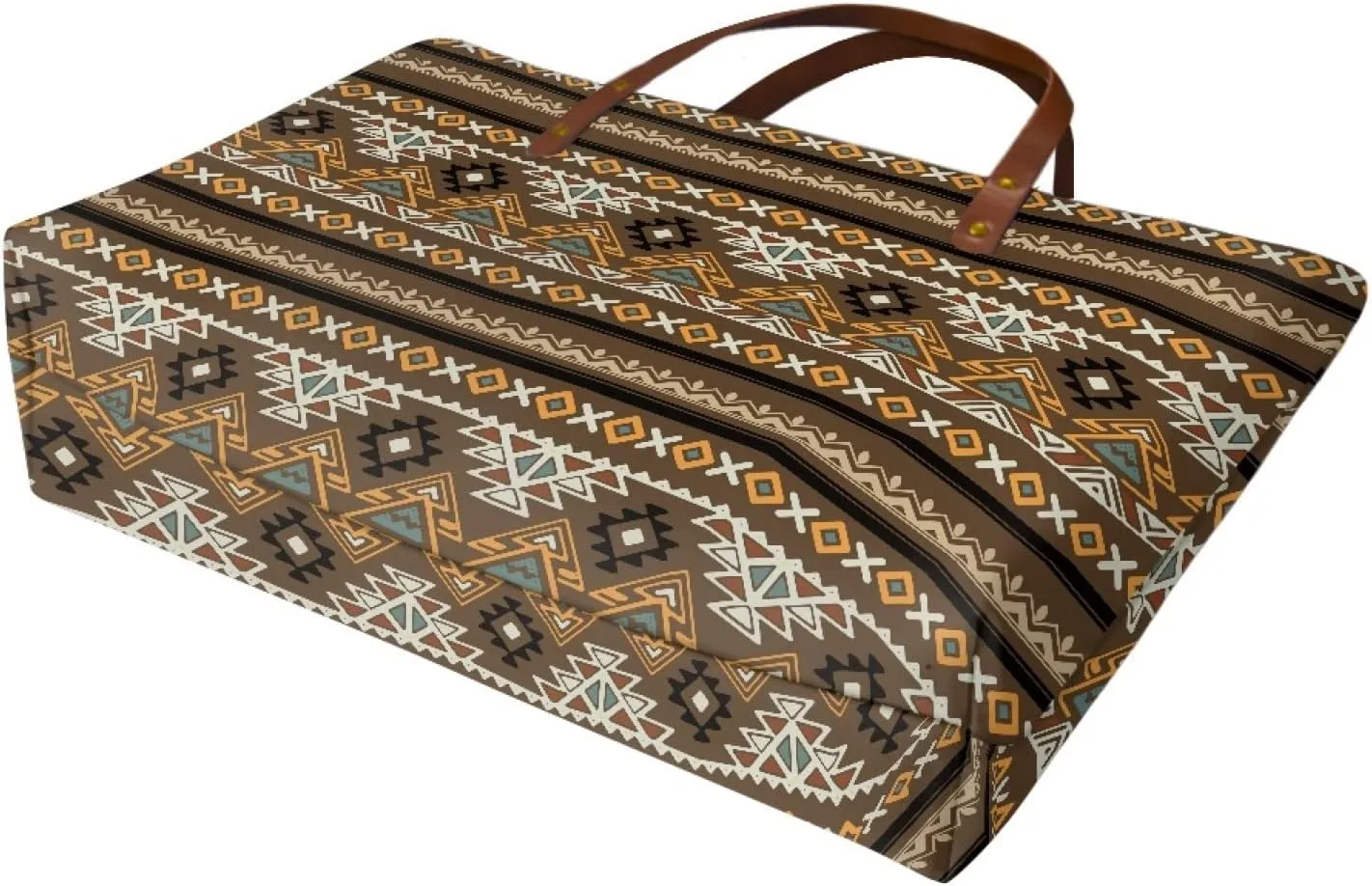 African Tribal Ethnic Print Women Tote Shoulder Bags Casual Handbag