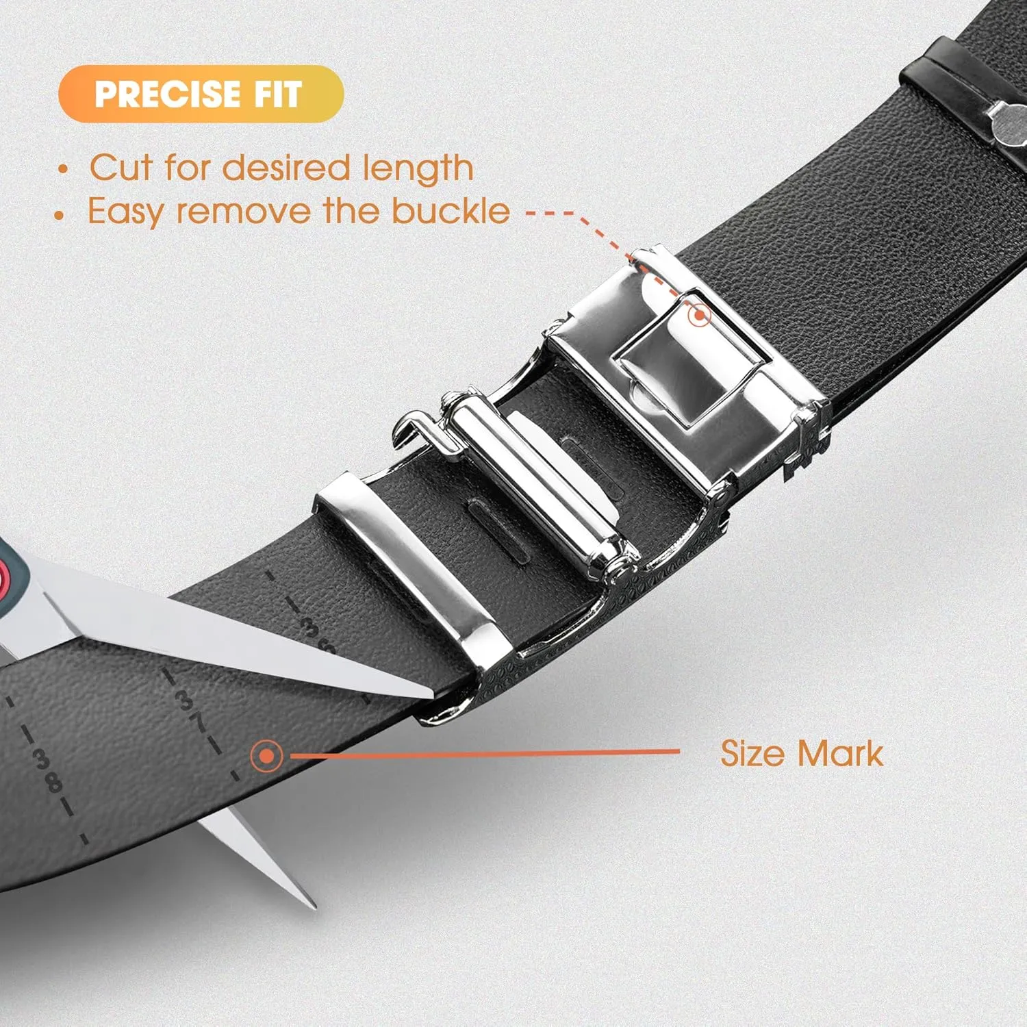 AIIigator Belt Men Leather Straight Belts Handmade Buckle Durable Dress Belt Classic Fashion Gift For Dad Boss Teacher