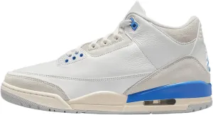 Air Jordan 3 Retro Lucky Shorts Men's Shoes (CT8532-101, Summit White/Legend Blue/Photon Dust/Hydrogen Blue)