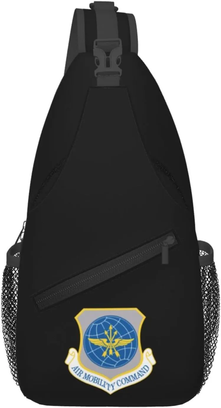 Air Mobility Command Crossbody Bags For Women Men Chest Backpack Gym Shoulder Bag Travel Outdoor Sports Casual Crossbody Bags