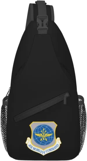 Air Mobility Command Crossbody Bags For Women Men Chest Backpack Gym Shoulder Bag Travel Outdoor Sports Casual Crossbody Bags