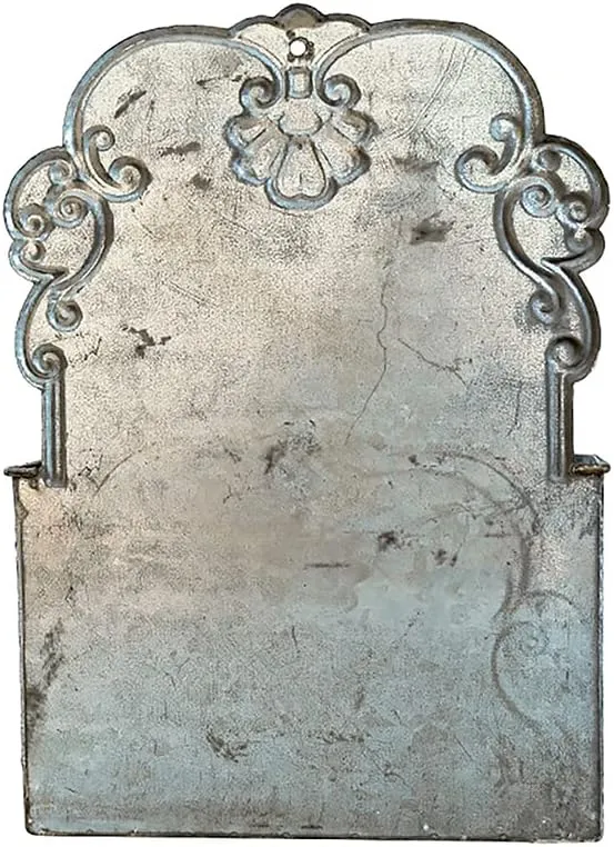 All Chic Metal Wall Planter Wall Mount Planter Metal Hanging Planter Wall Vases for Flowers Planters for Outdoor Plants for Farmhouse Decor (Rustic)