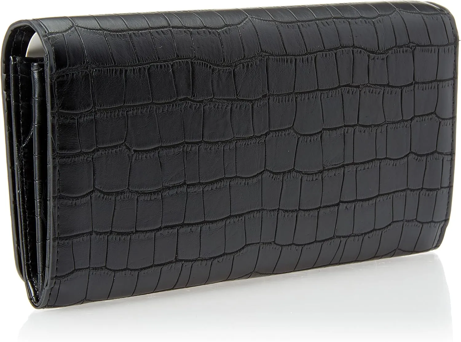 Armani Exchange Crocodile Pu Leather Continental Wallet