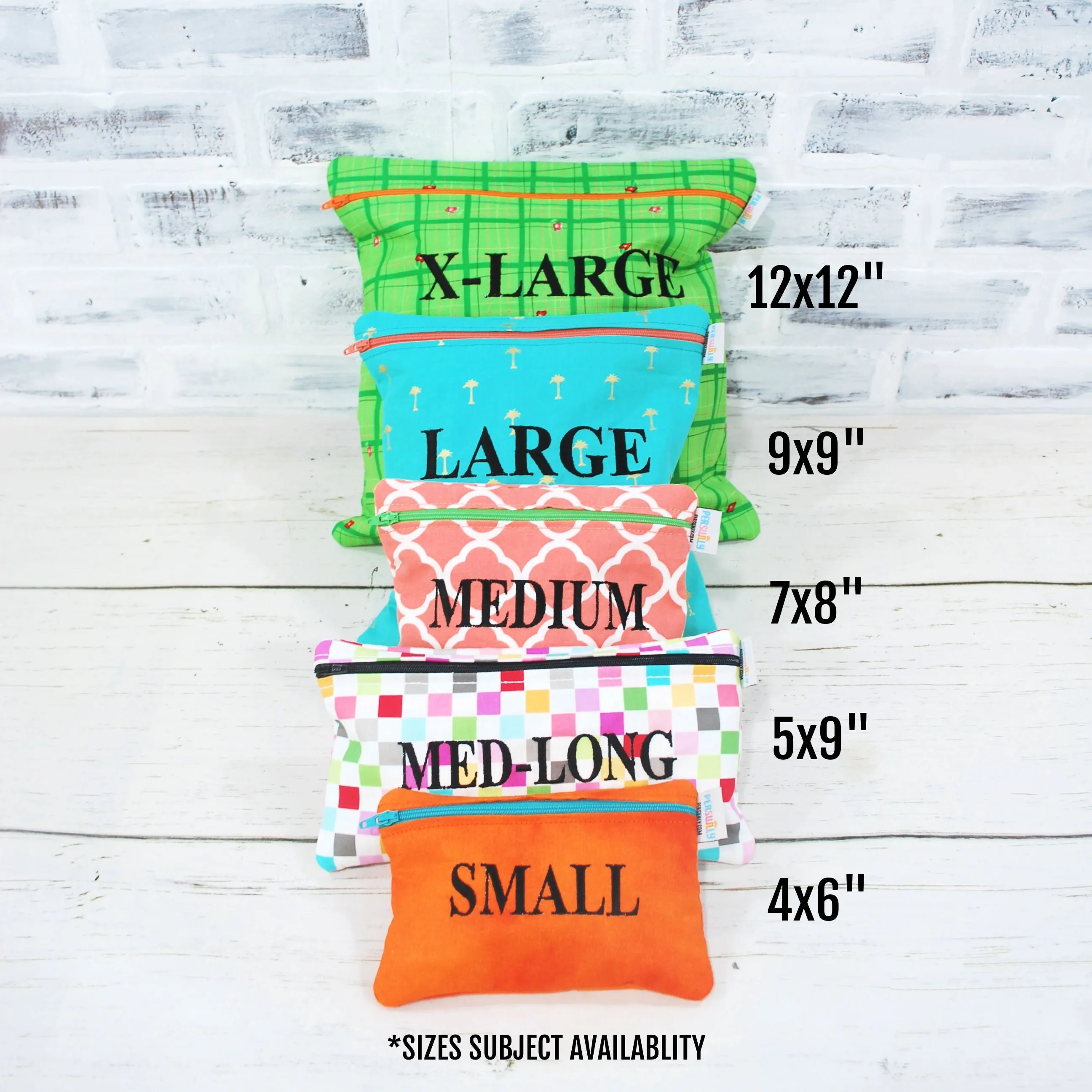 Artsy Vegetables Personalized Reusable Food Bag