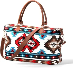 Atzec Print Duffle Bag Extra Large, Stylish Weekender Bags for Travel, Atzec Pattern Overnight Bag With Shoulder Strap Extra Large, Lightweight Western Gifts Foldable for Women