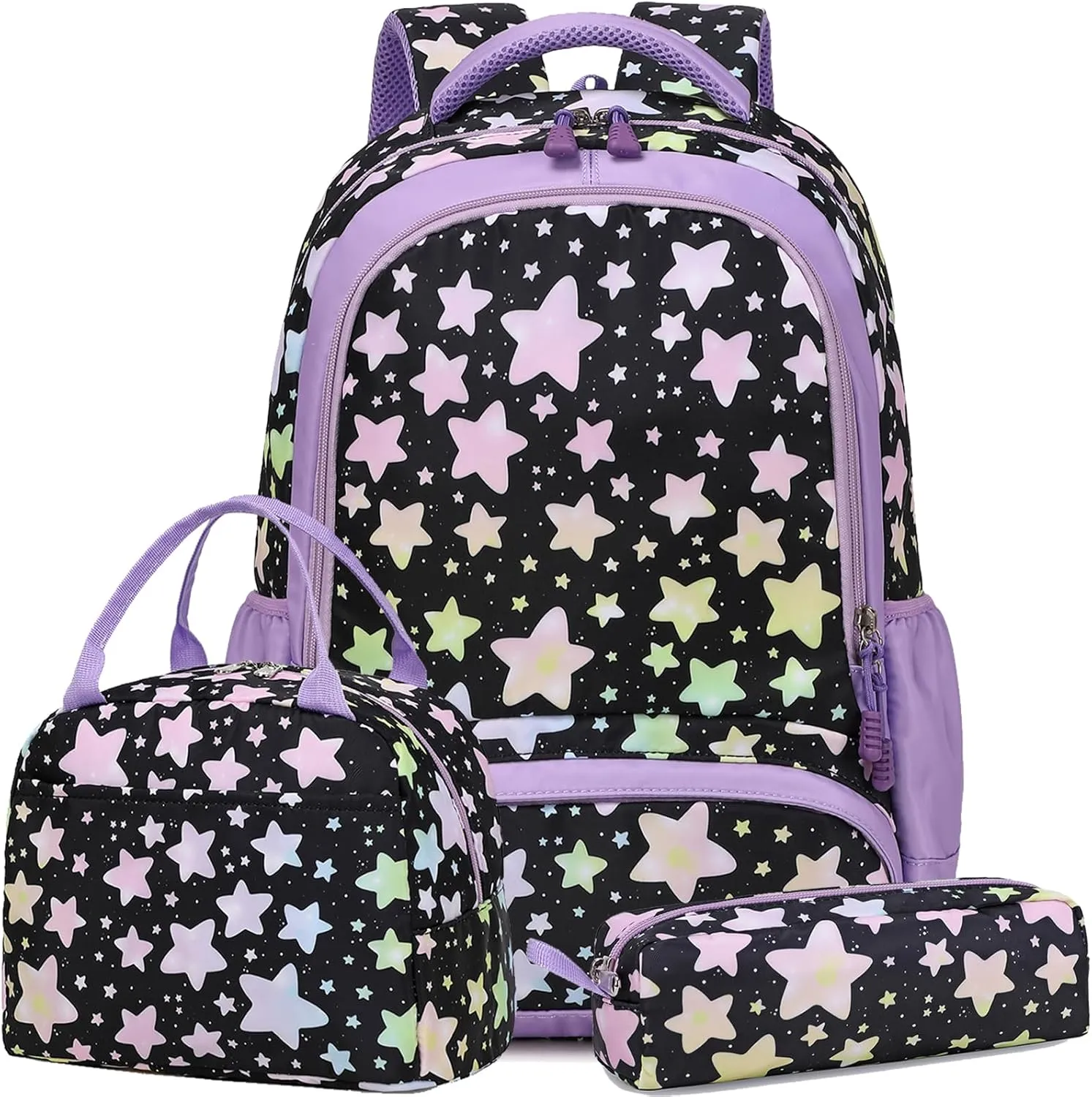 Backpack Unicorn for Girls School Preschool Backpack for Girls 3 IN 1 School Bookpack Set with Lunch Bag Pencil Bag