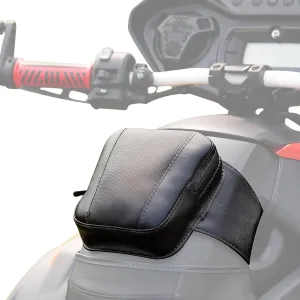 Ballistic Tank Pouch For 2019  Can-Am Ryker Storage Waterproof Zipper H40-402CBK By Show Chrome