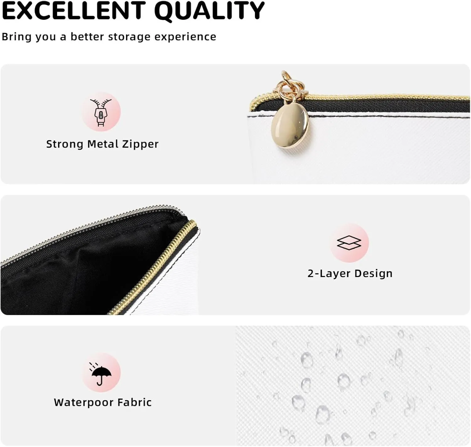 Bananas On Green Cosmetic Bag Travel Makeup Bag Organizer Toiletry Bag with Zipper Storage Pouch Coin Purse Brushes for Women Girls Gifts