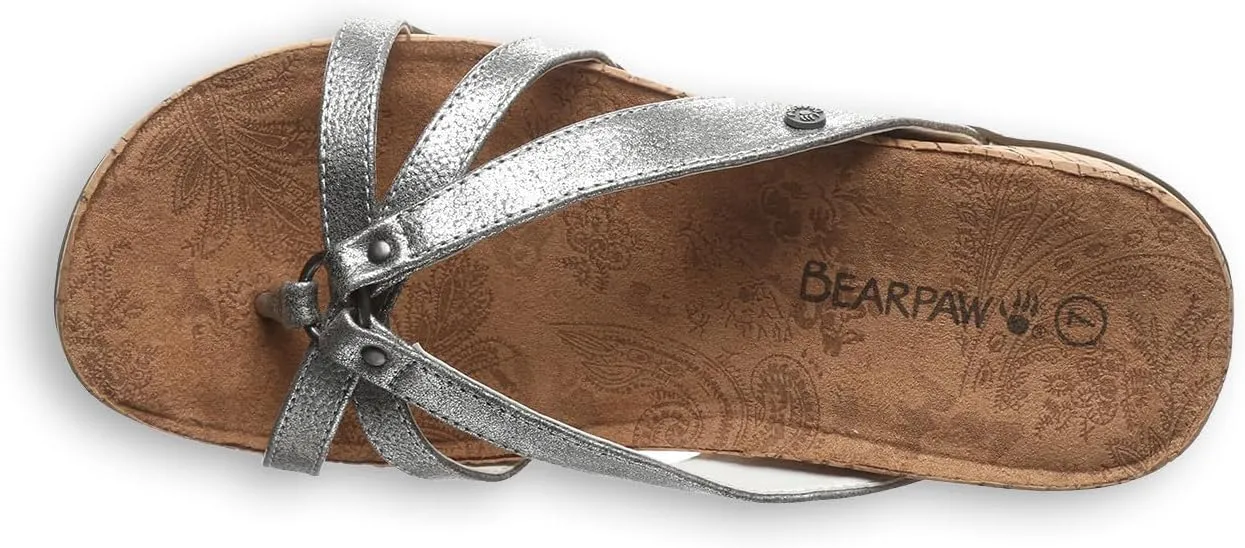 BEARPAW Women's Fawn Multiple Colors | Women's Slip-on Sandal | Women's Shoe | Comfortable & Lightweight