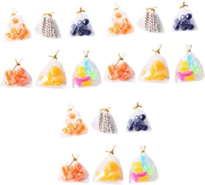 BESPORTBLE 4pcs 6 Delicate Craftwork Miniature Food Adornment for Dollhouse Playing House Decor