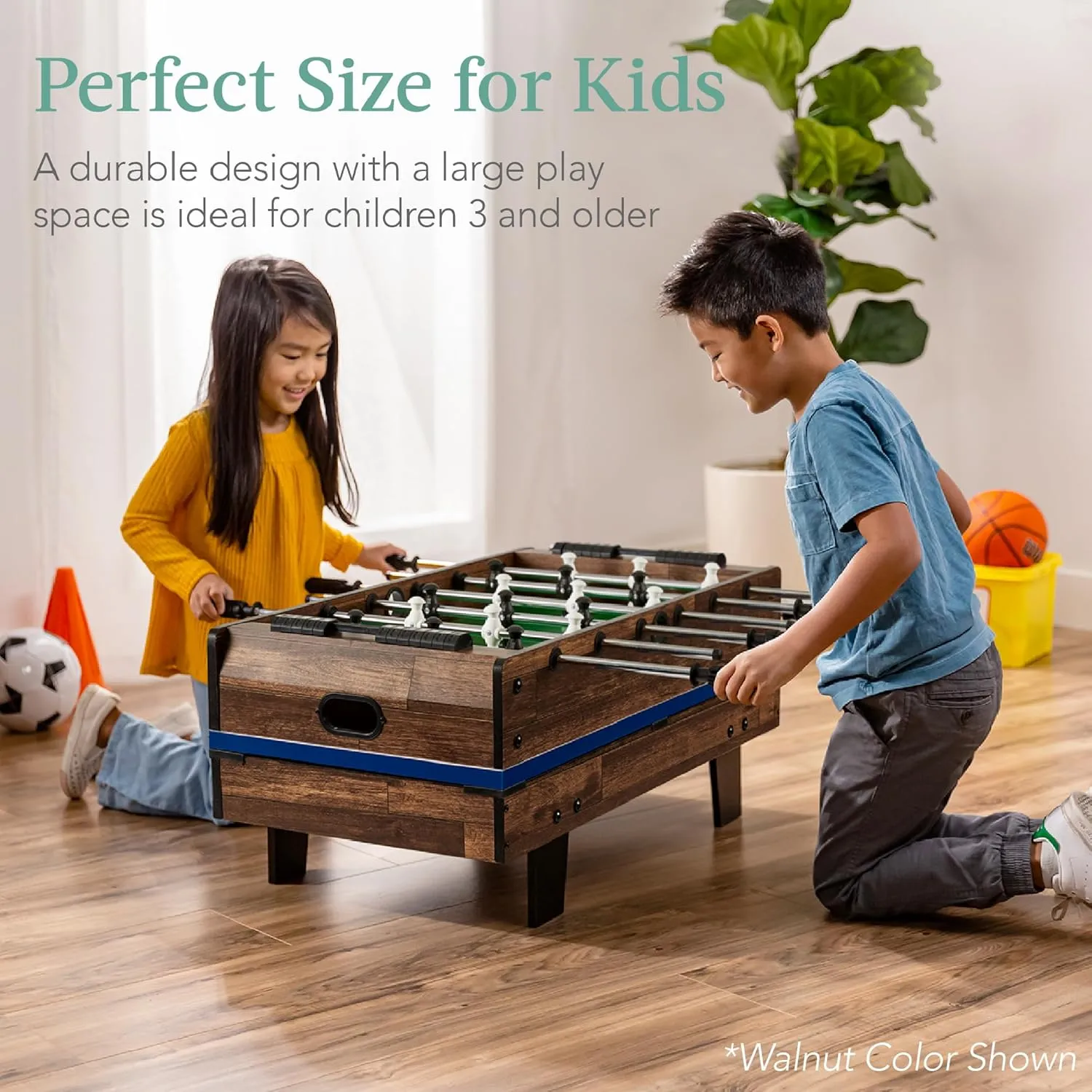 Best Choice Products 11-in-1 Kids Combo Game Table Set for Home, Game Room w/Ping Pong, Foosball, Table Hockey, Chess, Checkers, Shuffleboard, Bowling, 5 Accessory Bags