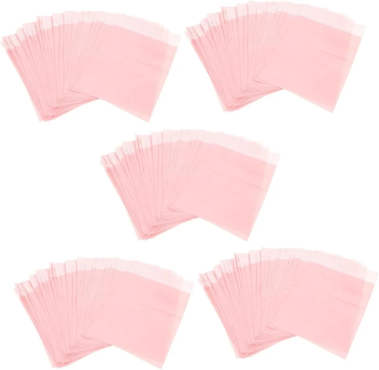 BESTYASH 5sets 50pcs Sanitary Bags Self Seal Menstrual Pouches for Tear Resistant Personal Disposal Bags for Travel and Everyday Use Strong Adhesion and Durable Design 50pcs*5