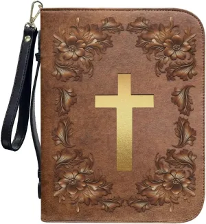 Bible Cover Bible Case for Women Print Bible Case Bible Bag Portable Book Cover Bible Carrying Case for Study