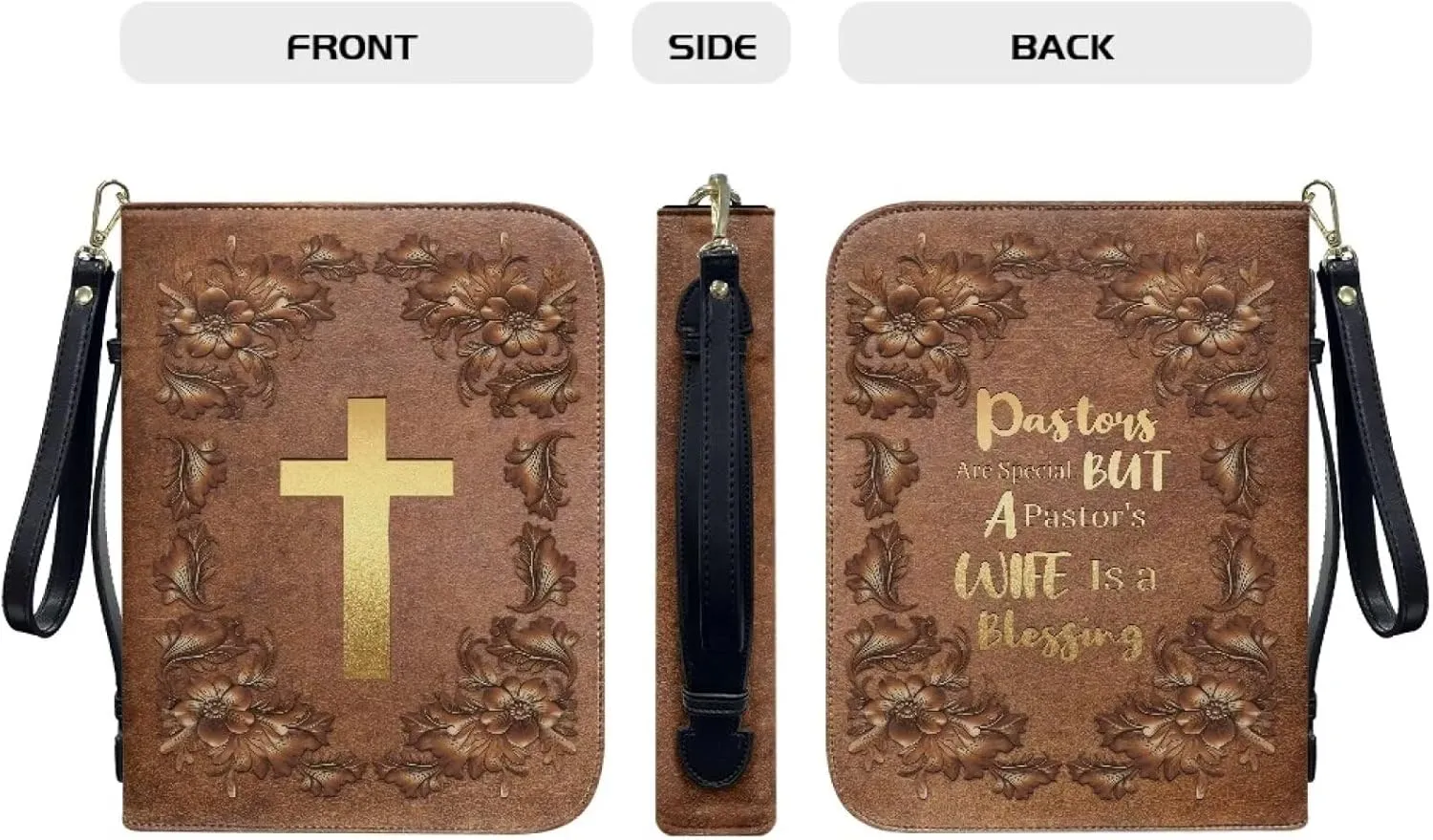 Bible Cover Bible Case for Women Print Bible Case Bible Bag Portable Book Cover Bible Carrying Case for Study