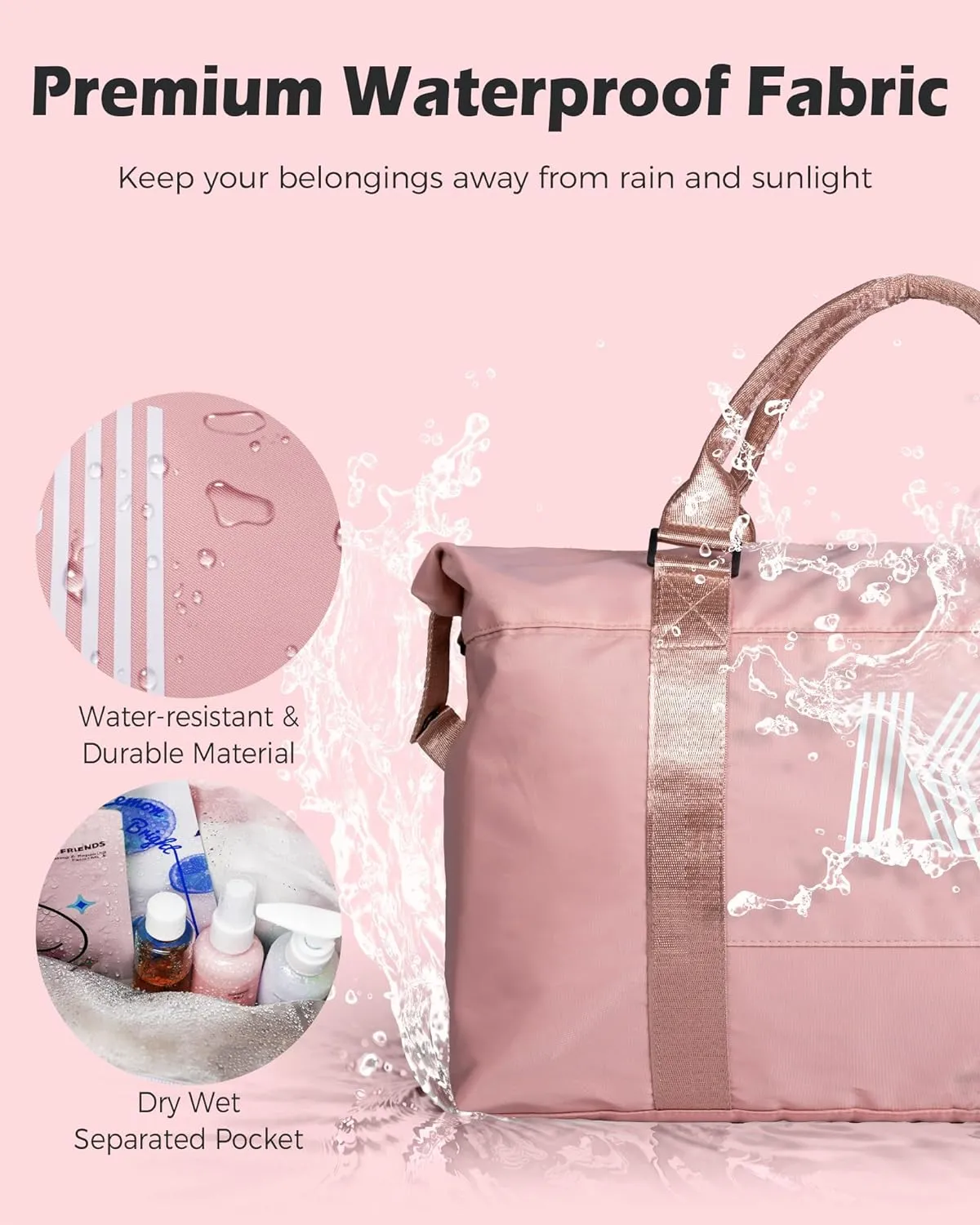 Birthday Gifts for Girl 5 6 7 8 9 10 11 12 13 14 15 16 Year Old, Granddaughter Gift, Travel Duffel Bag, Personalized Kids Weekender Bag, Graduate Gifts for Her Daughter Gift (Letter K)