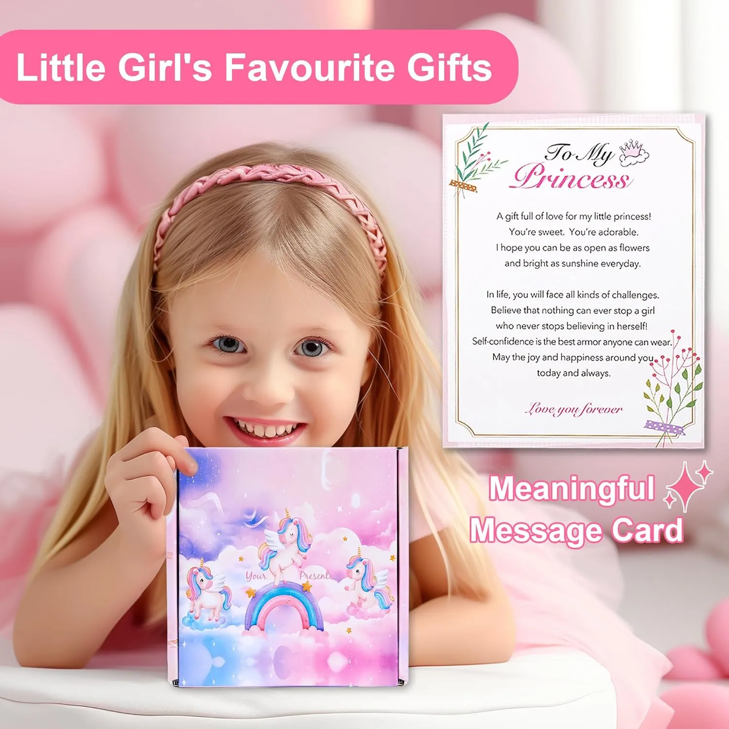 Birthday Gifts for Girls, Toddler Purse Little Girl Gifts Kids Wallet Christmas Gift for 2 3 4 5 6 7 8 Year Old