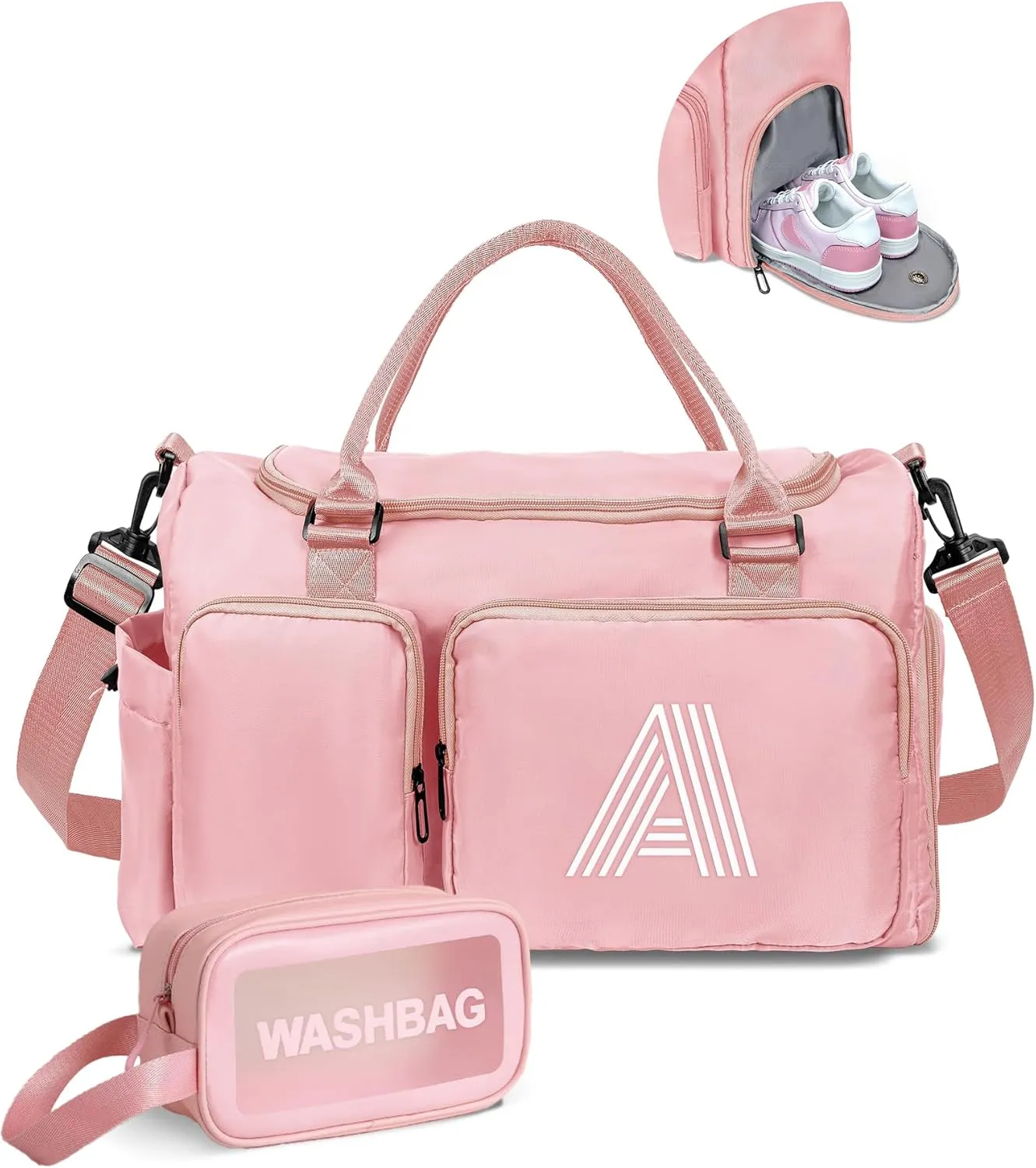 Birthday Gifts Teen Girl Gift, Initial Travel Duffel Bag, Duffel Bag,Personalized Weekender Bag, Monogram Overnight Bag Girlfriend Birthday Gifts for Women Gifts for Teen Girls Boys