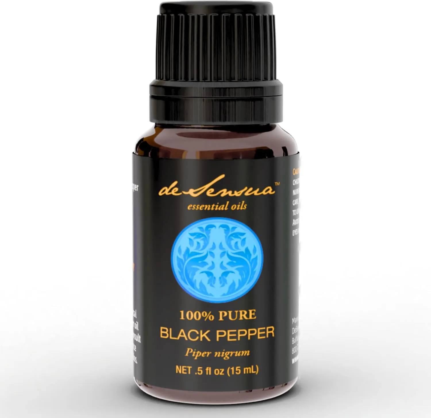 Black Pepper Essential Oil – 100% Pure Black Pepper Oil for Comfort, Aromatherapy Essential Oils & Candle Making Scent – 0.5 fl oz (15ml)