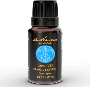 Black Pepper Essential Oil – 100% Pure Black Pepper Oil for Comfort, Aromatherapy Essential Oils & Candle Making Scent – 0.5 fl oz (15ml)
