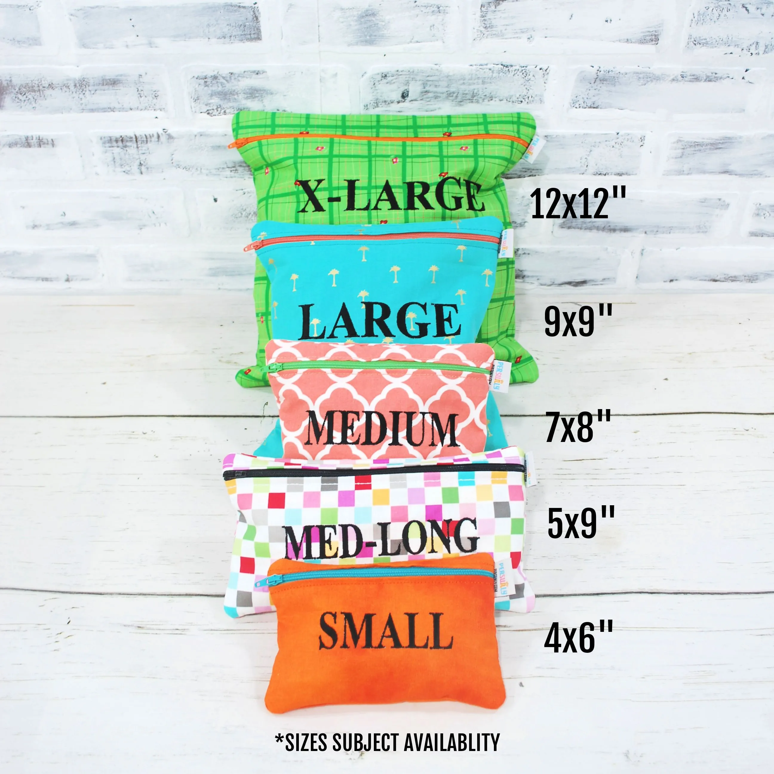 Black White Checked Personalized Reusable Bag