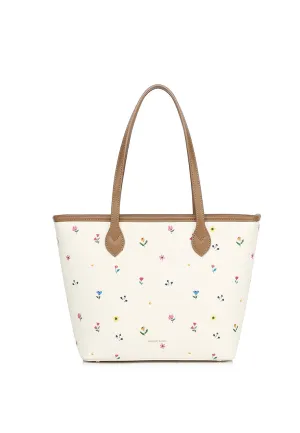 Blooming Garden Small Tote Bag (Cornsilk)