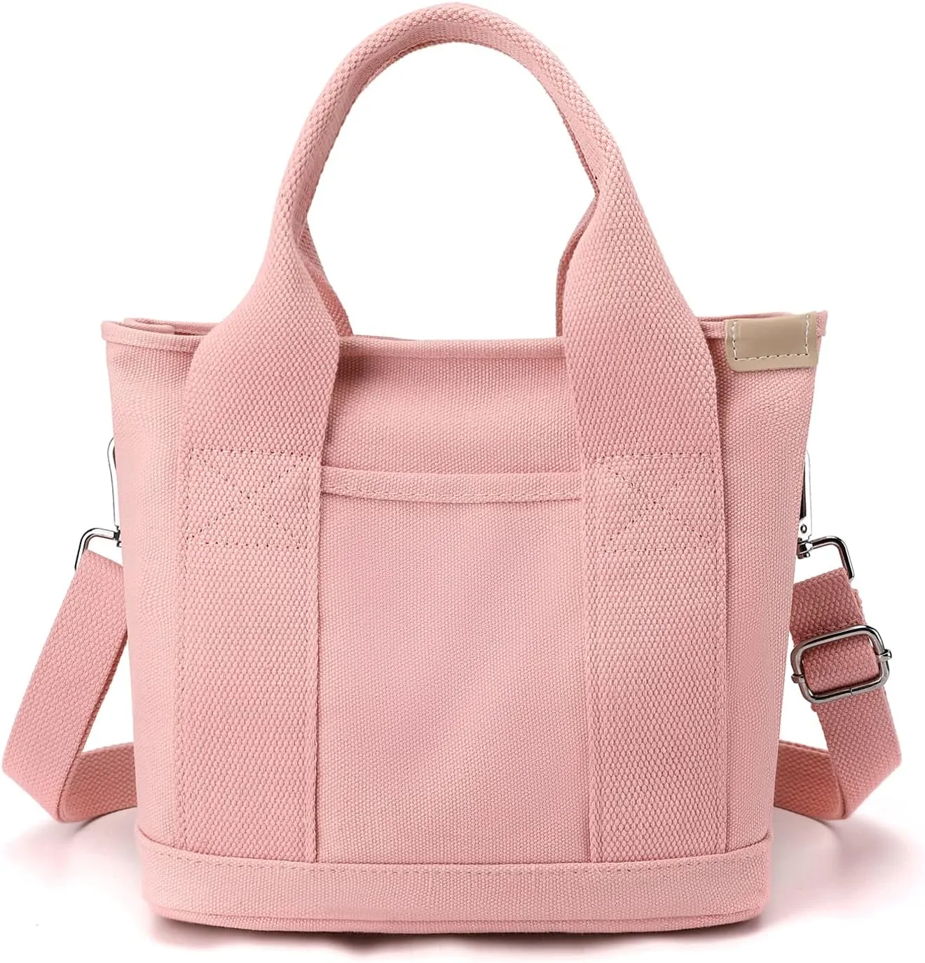 Blostirno Women's Small Canvas Tote Bag Stylish Satchel Mini Shoulder Crossbody Bags Fashion Hobo Messenger Purse Handbags