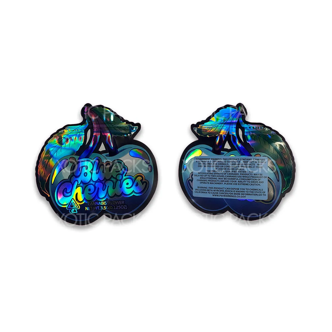 Blue Cherries Mylar Bag 3.5 Grams