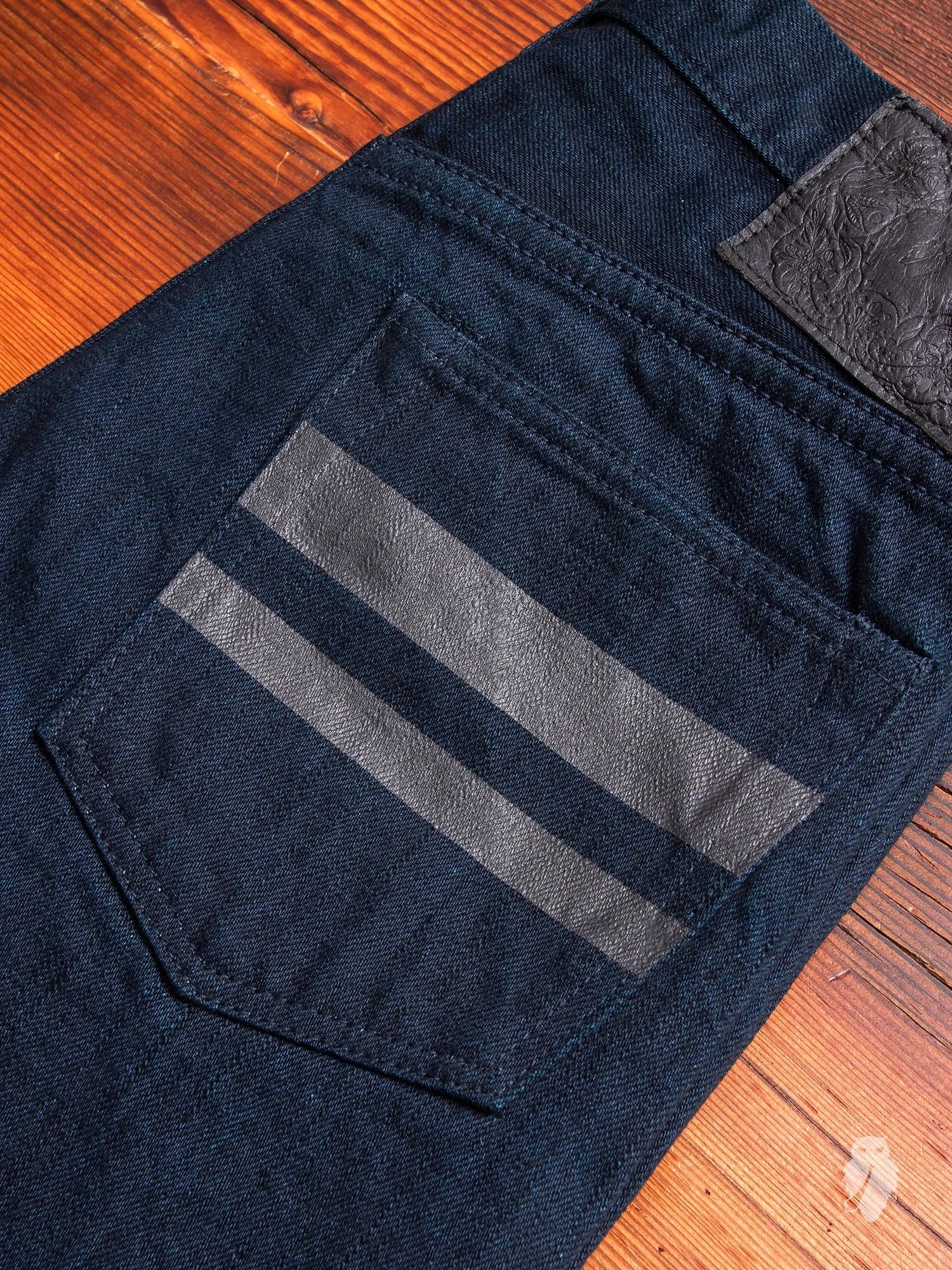 BOM012-B "Momotaro x Blue Owl" 15.7oz Selvedge Denim - Natural Tapered Fit