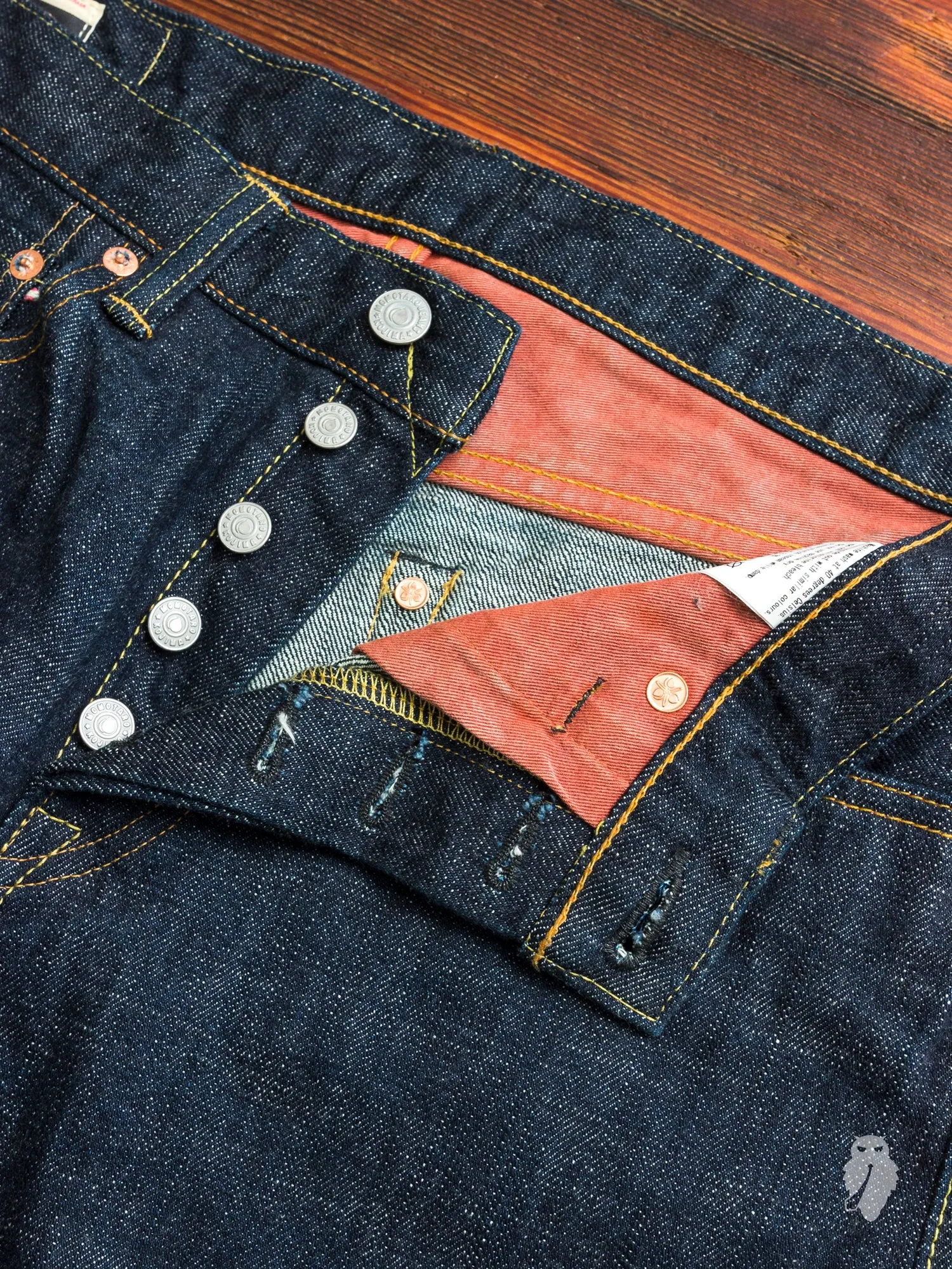 BOM012 "Momotaro x Blue Owl" 15.7oz Selvedge Denim - Natural Tapered Fit